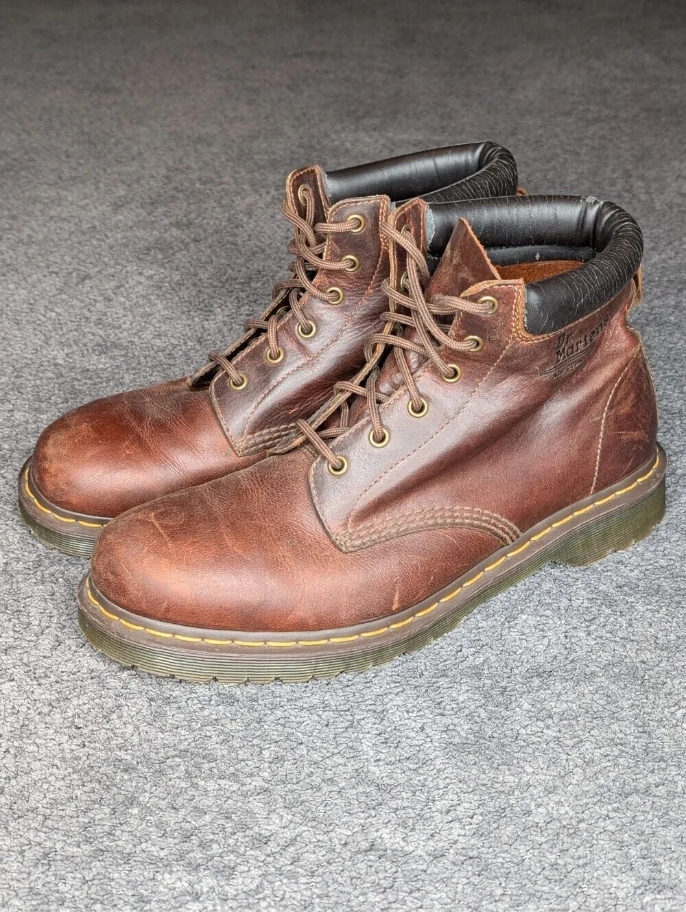 Dr. Martens 939 Ben Boot Brown Crazy Horse Leather Hiker Boots Men's 12
